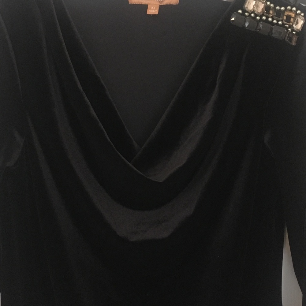 Vintage velvet evening dress